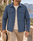 Mivanity Men's Lightweight Quilted Shirt Jackets