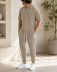Mivanity Men's Lightweight T-Shirt Pants Sets