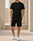 Mivanity Men's Lightweight T-Shirt Shorts Sets