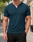 Mivanity Men's Lightweight V-Neck T-Shirts