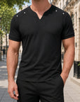 Mivanity Men's Lightweight V-Neck T-Shirts