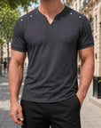 Mivanity Men's Lightweight V-Neck T-Shirts