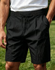 Mivanity Men's Linen Breathable Beach Shorts