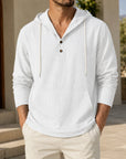 Mivanity Men's Linen Crew Neck Long-Sleeve Shirts