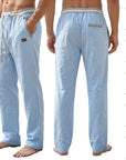 Mivanity Men's Linen Pants Summer Pants