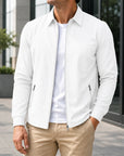 Mivanity Men's Loose-Fit Zip-Up Jackes