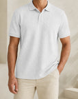 Mivanity Men's Patchwork Detail Short-Sleeve Shirts