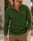 Mivanity Men's Plaid Jacquard Jackets