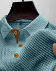 Mivanity Men's Summer Waffle Polo