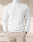Mivanity Men's Thermal Jacquard Knitted Sweaters