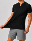 Mivanity Men’s Ultra-Stretch V-Neck Performance T-Shirt