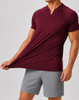 Mivanity Men’s Ultra-Stretch V-Neck Performance T-Shirt