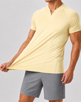 Mivanity Men’s Ultra-Stretch V-Neck Performance T-Shirt