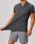 Mivanity Men’s Ultra-Stretch V-Neck Performance T-Shirt