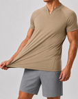 Mivanity Men’s Ultra-Stretch V-Neck Performance T-Shirt