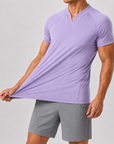 Mivanity Men’s Ultra-Stretch V-Neck Performance T-Shirt