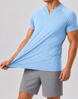 Mivanity Men’s Ultra-Stretch V-Neck Performance T-Shirt