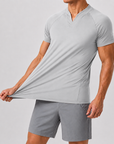 Mivanity Men’s Ultra-Stretch V-Neck Performance T-Shirt