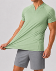 Mivanity Men’s Ultra-Stretch V-Neck Performance T-Shirt