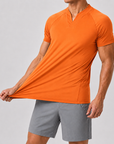 Mivanity Men’s Ultra-Stretch V-Neck Performance T-Shirt