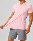 Mivanity Men’s Ultra-Stretch V-Neck Performance T-Shirt