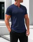 Mivanity Men's V-Neck Casual T-Shirts
