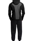 Mivanity Men's Warm Fleece-Lined Hooded Jacket Pants Sets