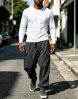 Mivanity Multi Pockets Cotton Linen Pants