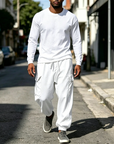 Mivanity Multi Pockets Cotton Linen Pants