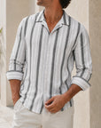 Mivanity Striped Pattern Shirts