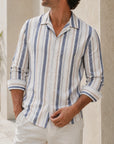 Mivanity Striped Pattern Shirts