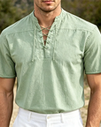 Mivanity V Neck Short Sleeve Shirts