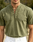 Mivanity V Neck Short Sleeve Shirts