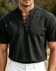 Mivanity V Neck Short Sleeve Shirts