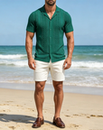 Mivanity Vintage Knit Button Up Shirts