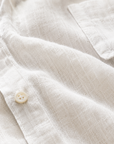 Mivanity Men’s Lightweight Textured Cotton Linen Long Sleeve Shirt