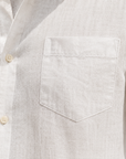 Mivanity Men’s Lightweight Textured Cotton Linen Long Sleeve Shirt