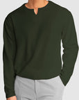 Gentleman's Simple V-Neck Cotton T-Shirt