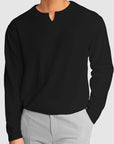 Gentleman's Simple V-Neck Cotton T-Shirt