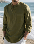 Men’s Linen Beach Shirt