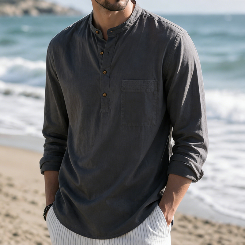 Men’s Linen Beach Shirt