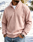 Mivanity Outdoor All-Terrain Zip-Front Polo Sweatshirt