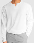Gentleman's Simple V-Neck Cotton T-Shirt
