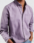 Gentleman's Casual Cotton Basic Shirt