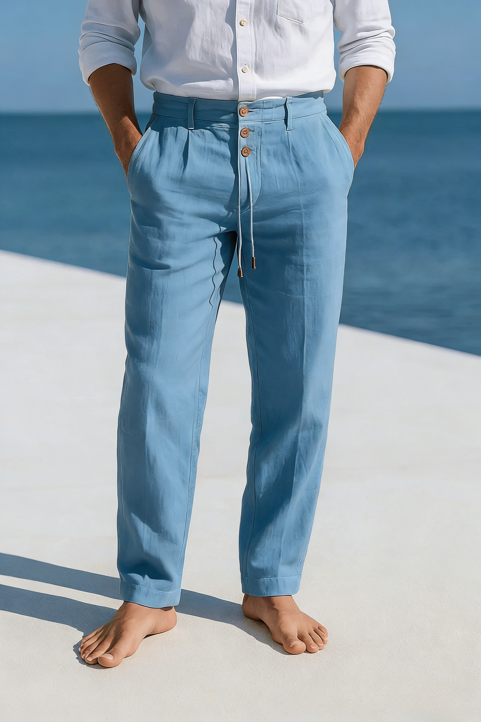 Men's Casual Linen Pants