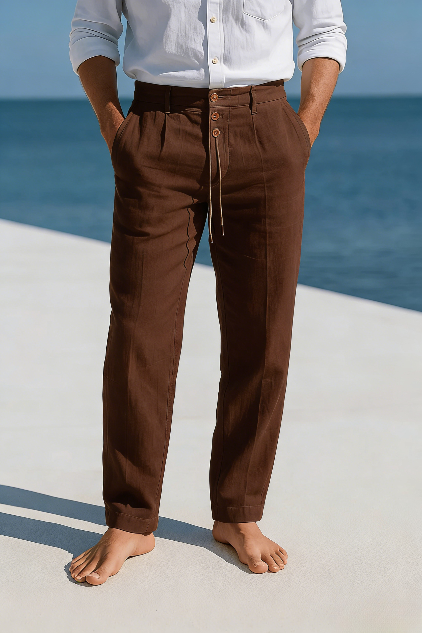 Men's Casual Linen Pants