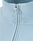 Mivanity Men's Stylish Casual Cotton Long-sleeved Quarter-Zip Sweatshirt