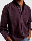 Gentleman's Casual Cotton Basic Shirt