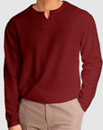 Gentleman's Simple V-Neck Cotton T-Shirt