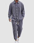Men's Vacation Break Premium Cotton Trouser Set